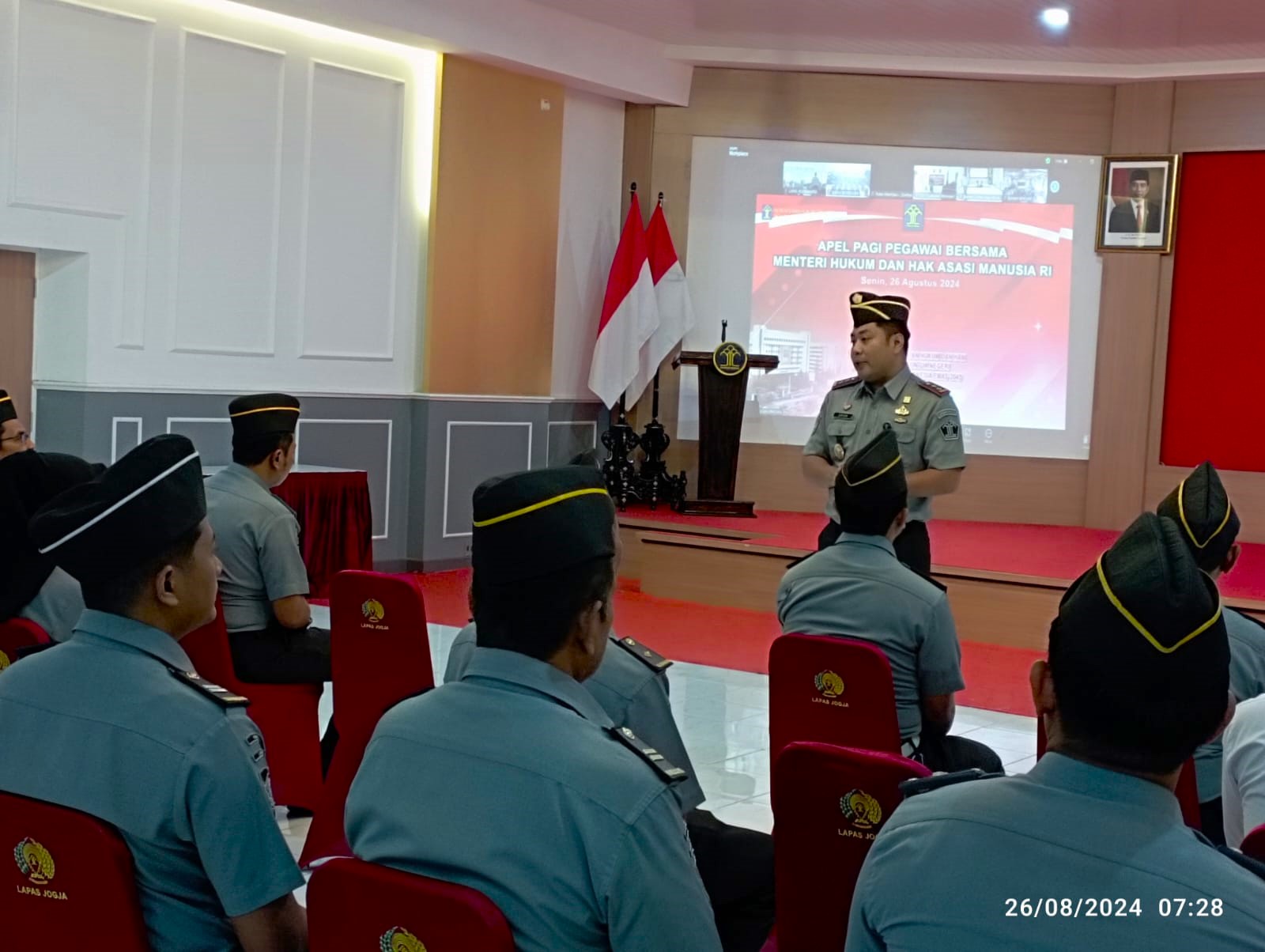 Apel Pagi Menkumham 1