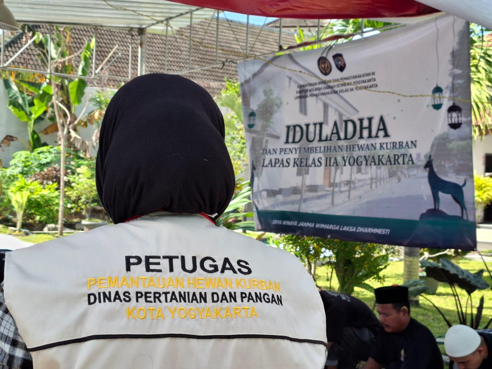Lapas Yogyakarta Pastikan Kesehatan Hewan Kurban Aman Dikonsumsi Warga Binaan